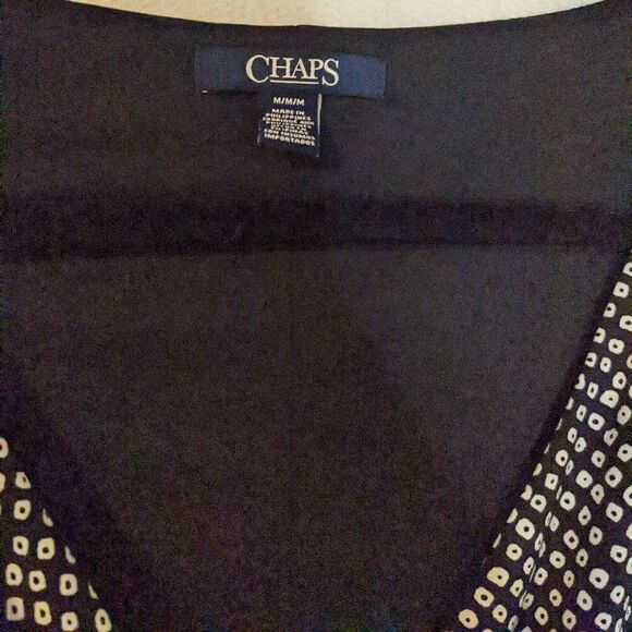 CHAPS Faux Wrap Dress - Picture 4 of 5